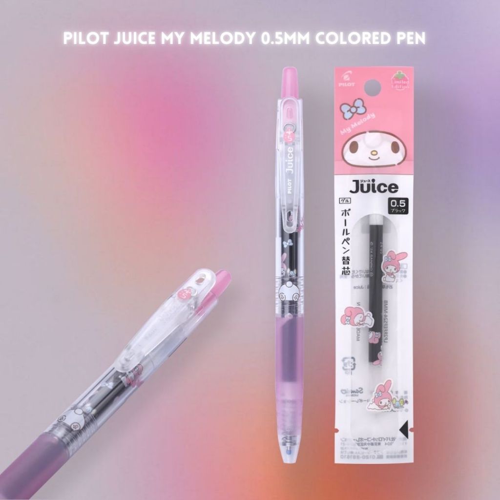 [SG] Pilot Juice Sanrio-Themed 0.5mm Colored Pen [Evergreen Stationery]