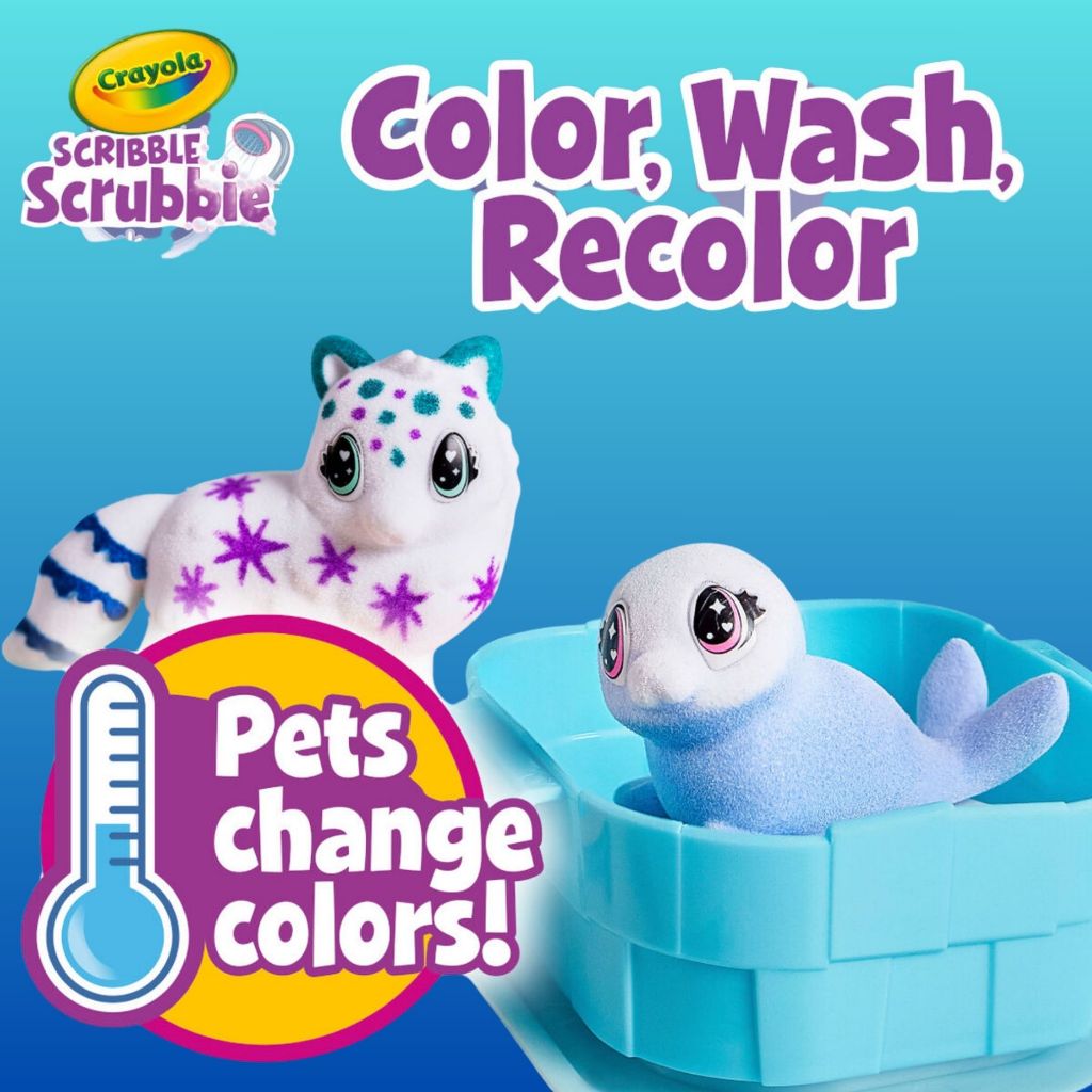 [SG] Crayola Scribble Scrubbie Pets Arctic Igloo Playset [Evergreen Stationery]