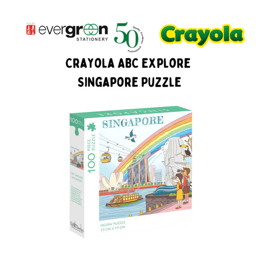 [SG] Crayola ABC Explore Singapore Puzzle [Evergreen Stationery]