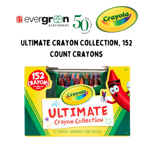 [SG] Crayola Ultimate Crayon Collection, 152 Count Crayons [Evergreen Stationery]