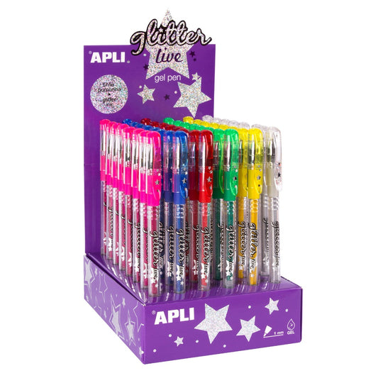 [SG] Apli MR15229 Glitter Gel Pen [Evergreen Stationery]