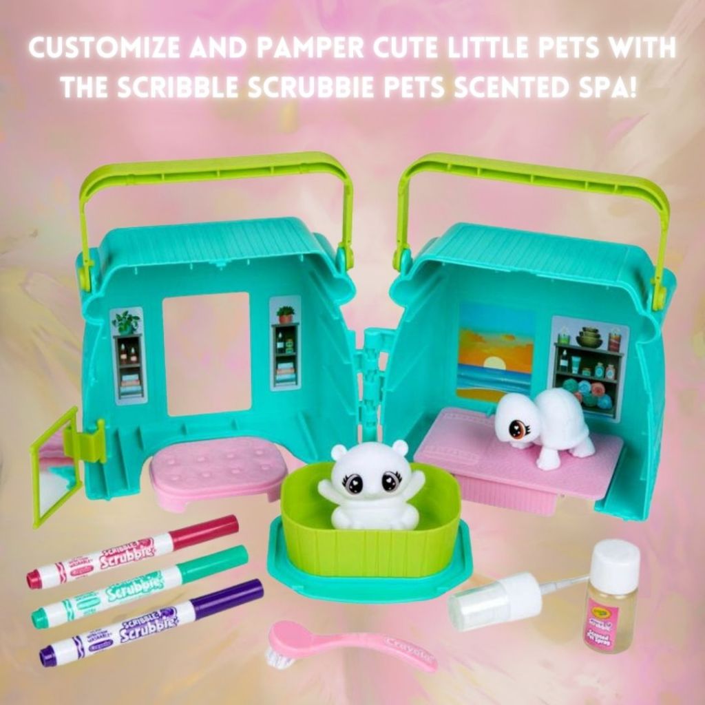 [SG] Crayola Scribble Scrubbie Pets Scented Spa Playset [Evergreen Stationery]