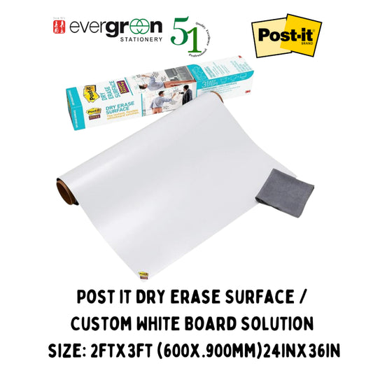 [SG] Post it Dry Erase Surface / Custom White Board Solution [Evergreen Stationery]