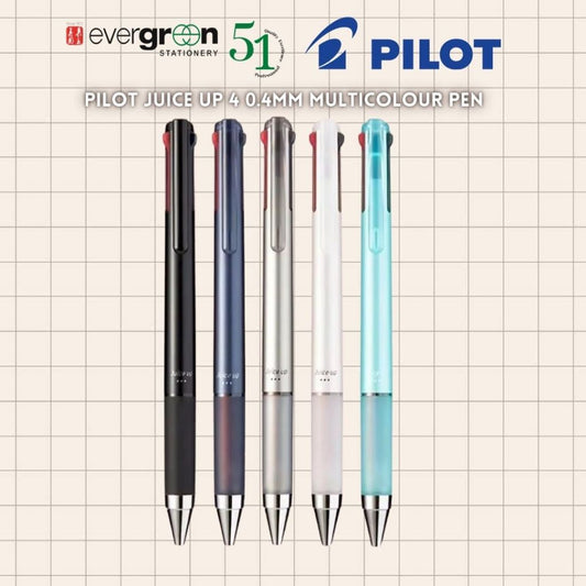 [SG] Pilot Juice Up 4 0.4mm Multicolour Pen [Evergreen Stationery]
