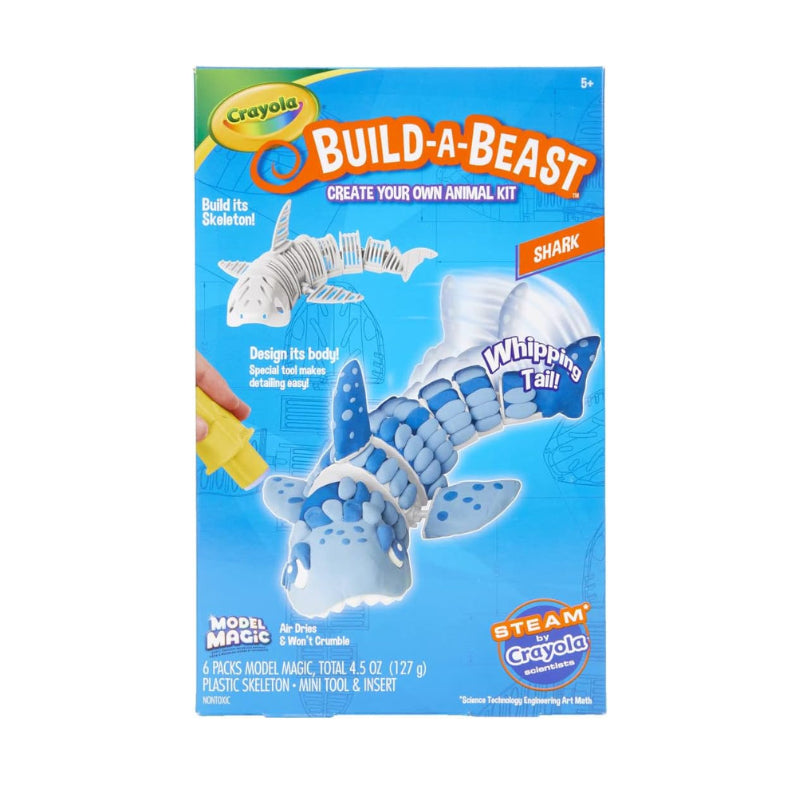 [SG] Crayola Build A Beast Shark/ Dragonfly Craft Kit [Evergreen Stationery]