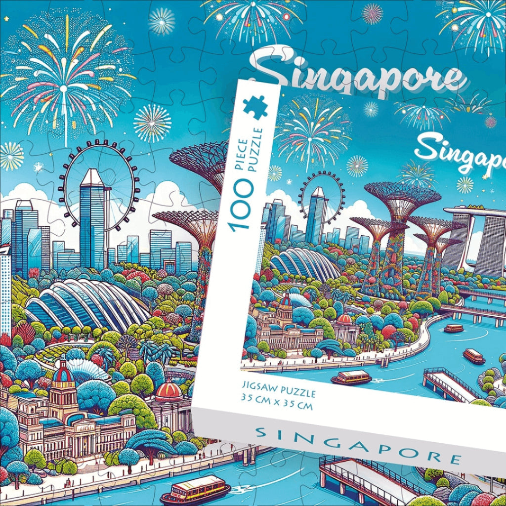 [SG] Crayola Garden City Puzzle [Evergreen Stationery]