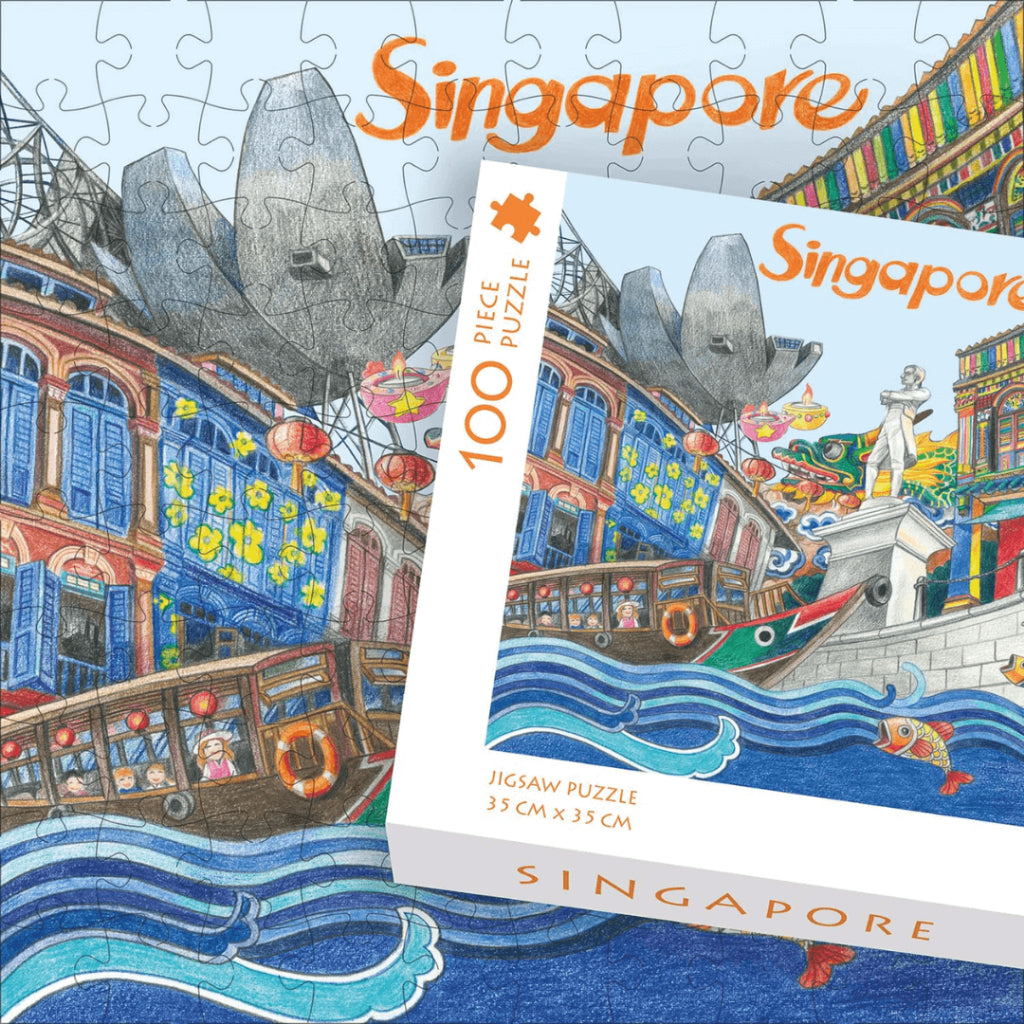 [SG] Crayola Out & About Lion City Puzzle [Evergreen Stationery]