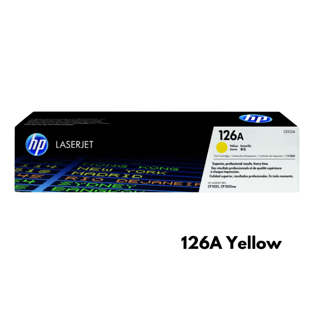 [SG] HP CE312A 126A YELLOW TONER FOR CP1025 [Evergreen Stationery]
