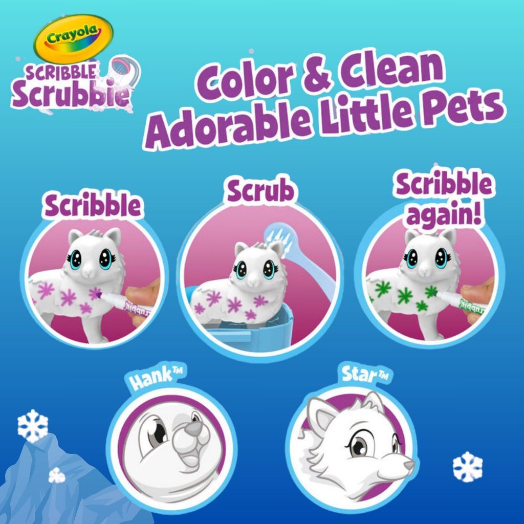 [SG] Crayola Scribble Scrubbie Pets Arctic Igloo Playset [Evergreen Stationery]