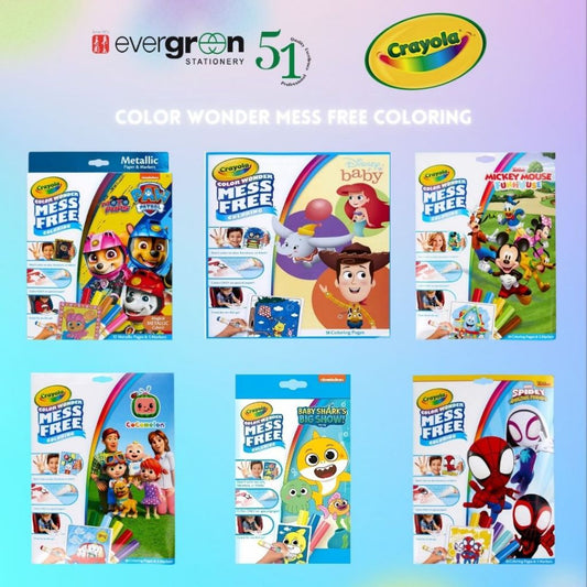 [SG] Crayola Color Wonder Mess Free Coloring [Evergreen Stationery]