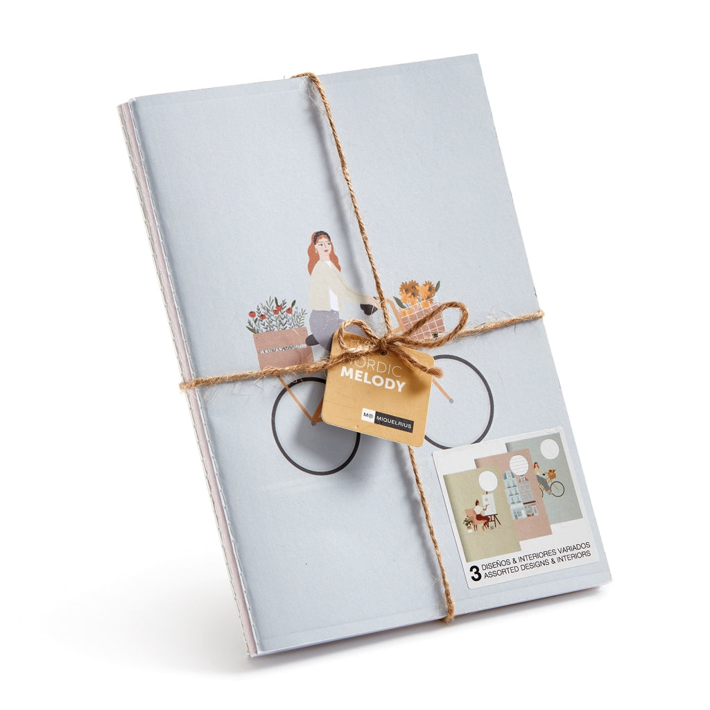 [SG] Apli Nordic Melody Collection A5 Notebook [Evergreen Stationery]