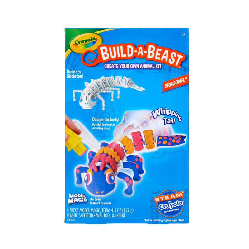 [SG] Crayola Build A Beast Shark/ Dragonfly Craft Kit [Evergreen Stationery]