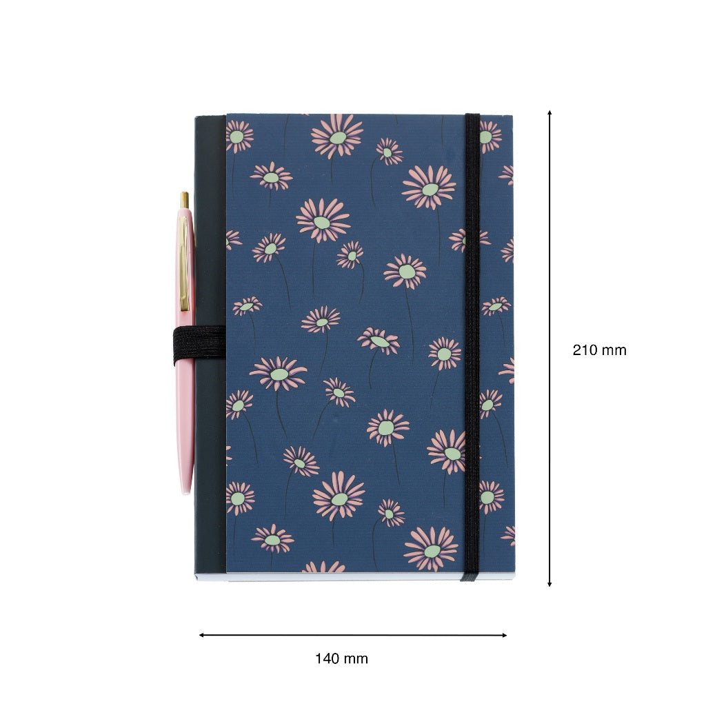 [SG] Apli MR8191 Happy Daisies Collection A5 Notebook [Evergreen Stationery]