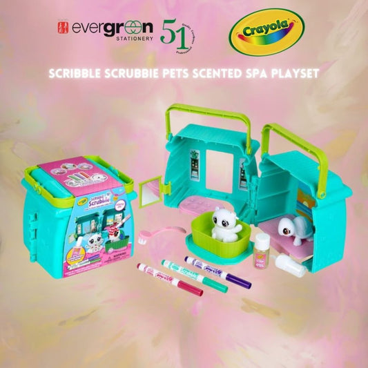 [SG] Crayola Scribble Scrubbie Pets Scented Spa Playset [Evergreen Stationery]