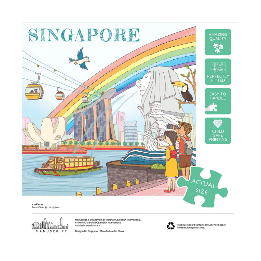 [SG] Crayola ABC Explore Singapore Puzzle [Evergreen Stationery]