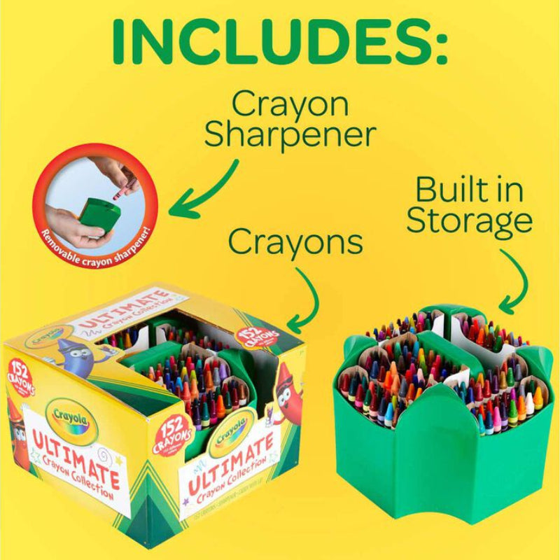 [SG] Crayola Ultimate Crayon Collection, 152 Count Crayons [Evergreen Stationery]