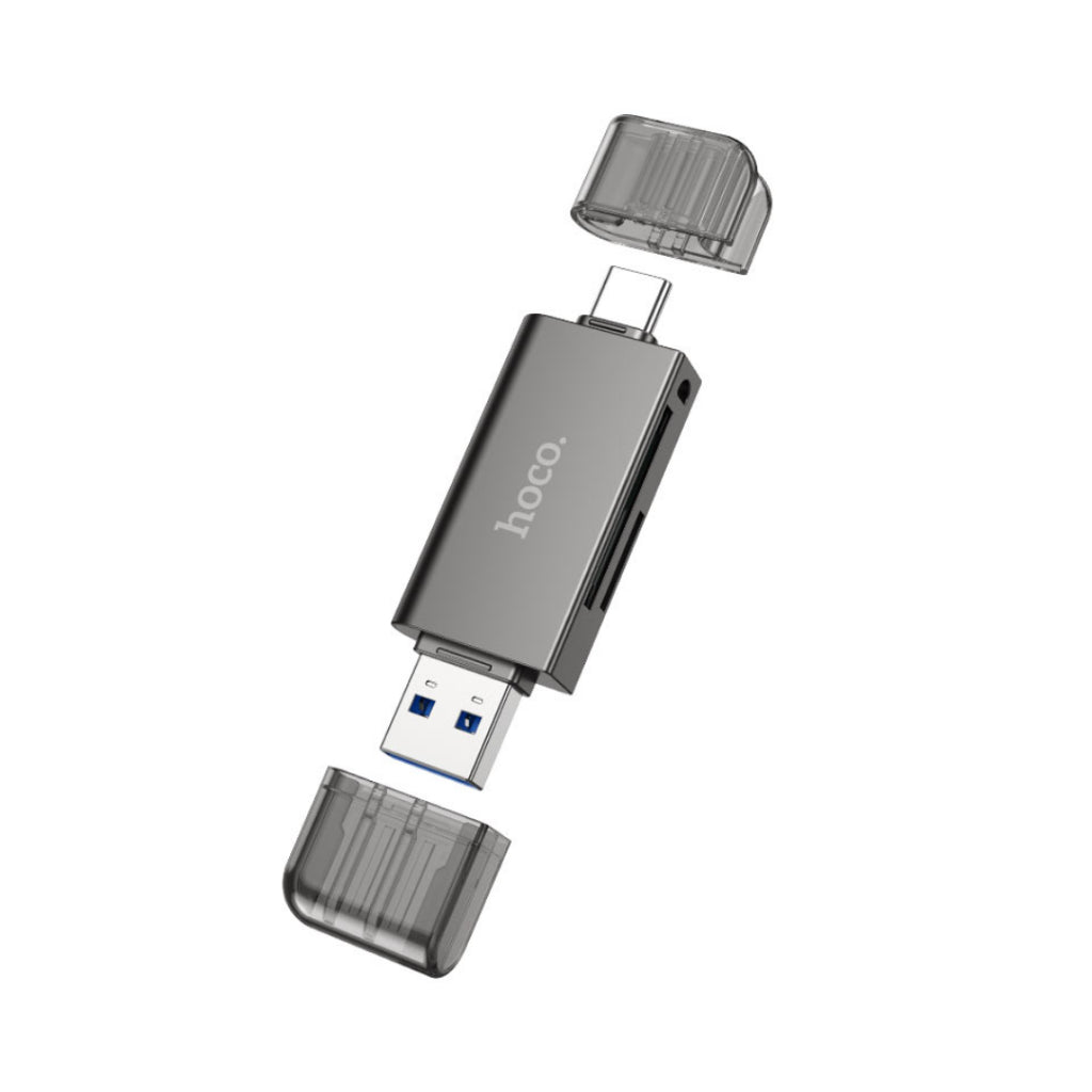 [SG] Hoco HB39 USB/Type-C 3.0 High Speed Card Reader [Evergreen Stationery]
