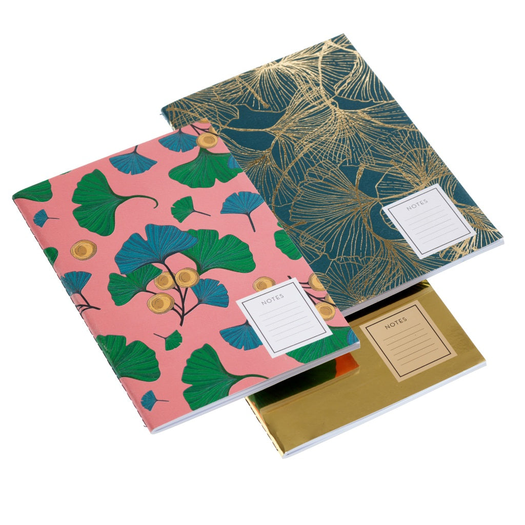 [SG] Apli Ginkgo Collection A5 Notebook [Evergreen Stationery]