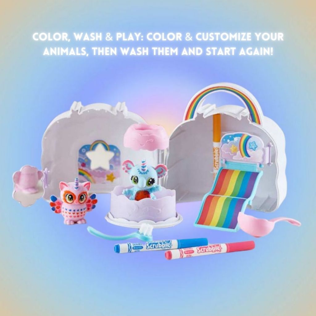 [SG] Crayola Scribble Scrubbie Pets Cloud Clubhouse Playset [Evergreen Stationery]
