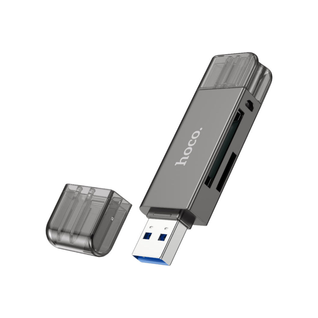 [SG] Hoco HB39 USB/Type-C 3.0 High Speed Card Reader [Evergreen Stationery]