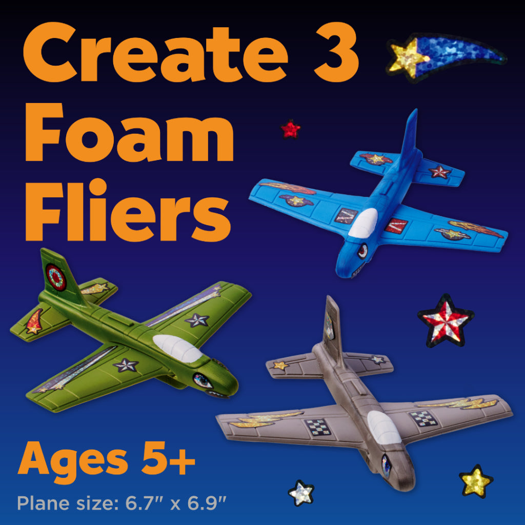 [SG] Faber-Castell Stunt Squadron Foam Fliers (Glow In The Dark/Normal) [Evergreen Stationery]