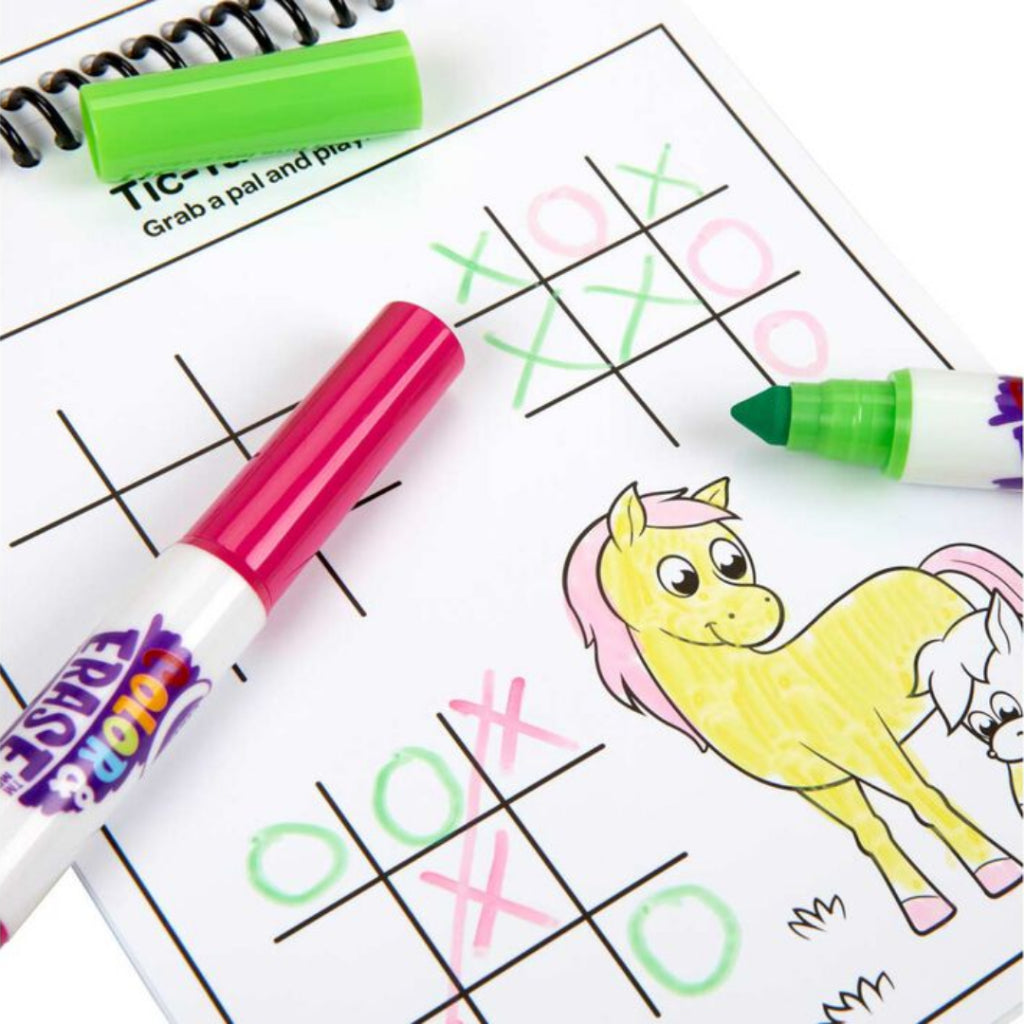 [SG] Crayola Color & Erase Activity Pad (Farm) [Evergreen Stationery]
