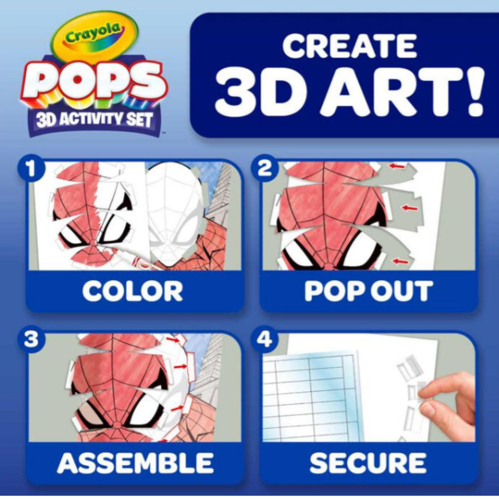 [SG] Crayola Pops Coloring Activity (8 Designs) [Evergreen Stationery]