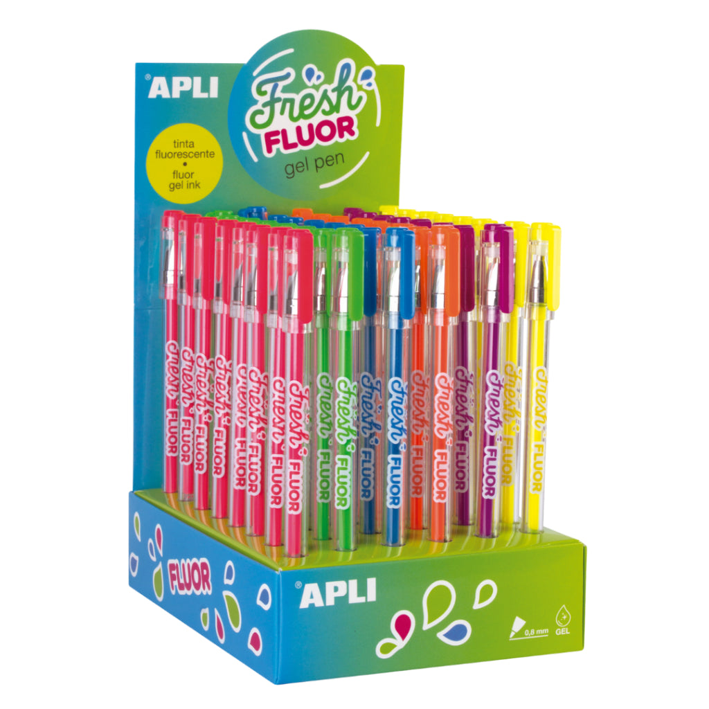 [SG] Apli #15226 Fresh Fluor Gel Pen [Evergreen Stationery]
