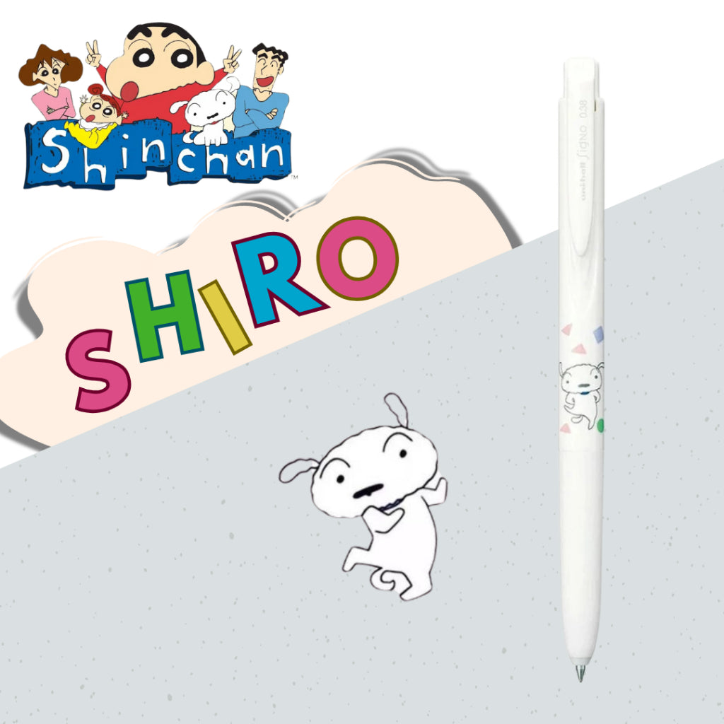 [SG] LIMITED EDITION Uni Crayon ShinChan Signo Gel Pen [Evergreen Stationery]