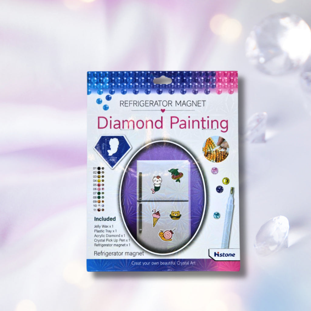 [SG] Diamond Painting Refrigerator Magnet [Evergreen Stationery]