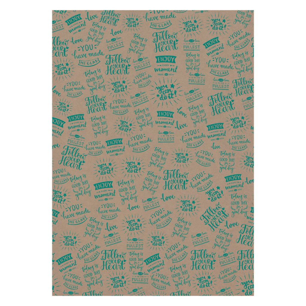 [SG] Apli #18911 Gift Wrapper Kraft Fun 0.7x2m [Evergreen Stationery]