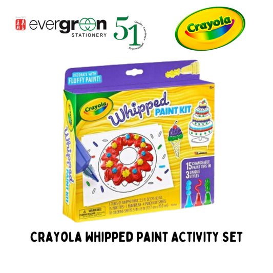 [SG] Crayola Whipped Paint Activity Set [Evergreen Stationery]