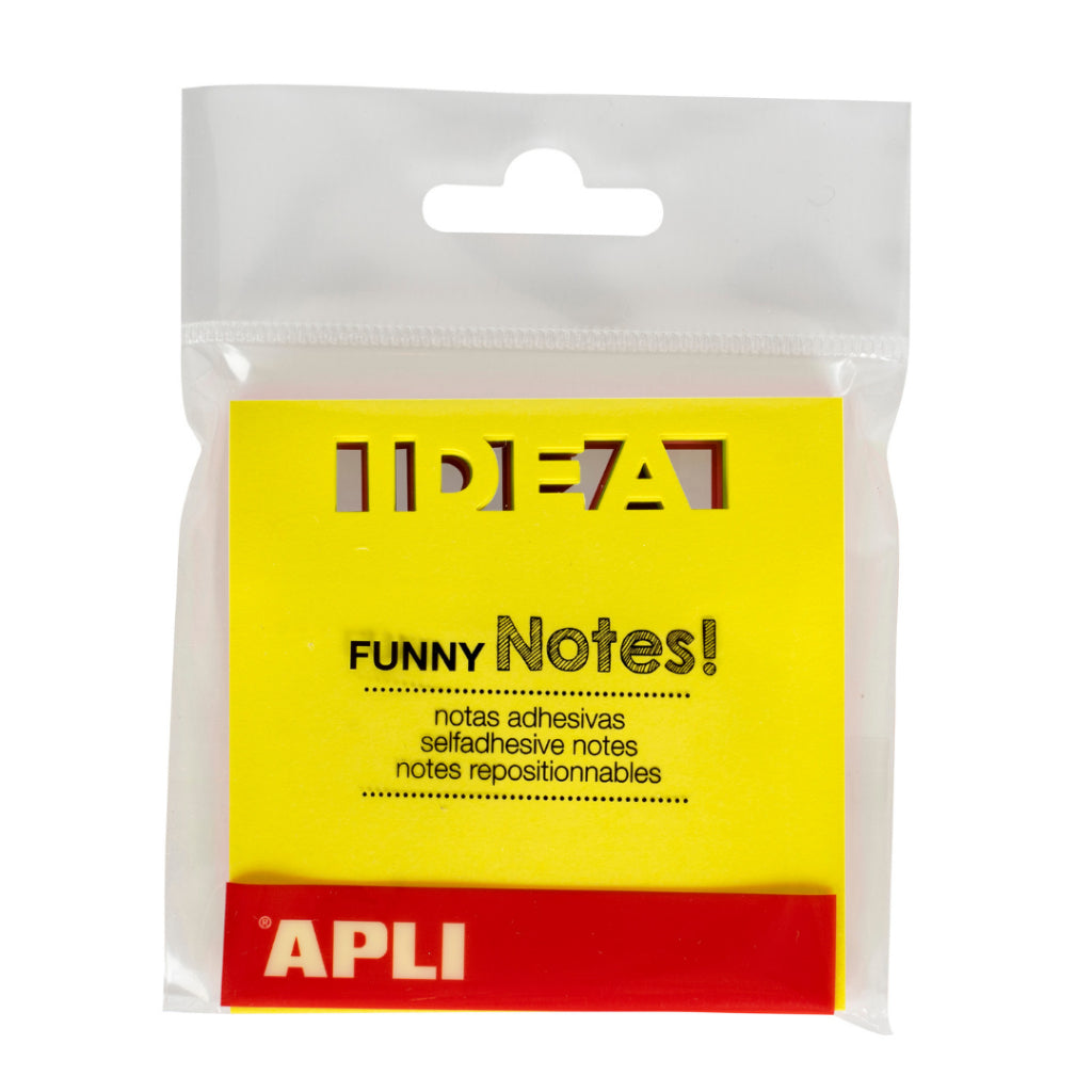 [SG] APLI 18337 75x75mm Funny Sticky Notes (IDEA) [Evergreen Stationery]