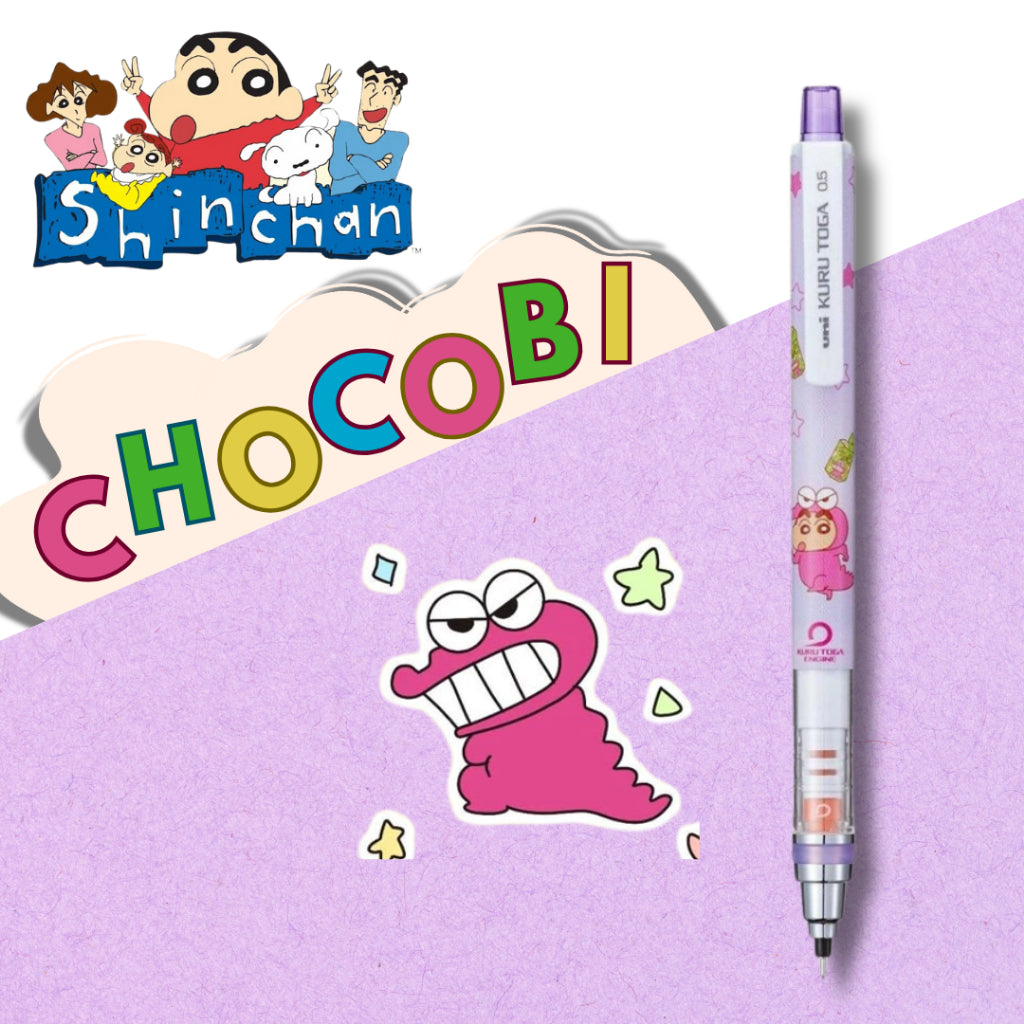 [SG] LIMITED EDITION Uni Crayon ShinChan Kurutoga 0.5mm Mechanical Pencil [Evergreen Stationery]