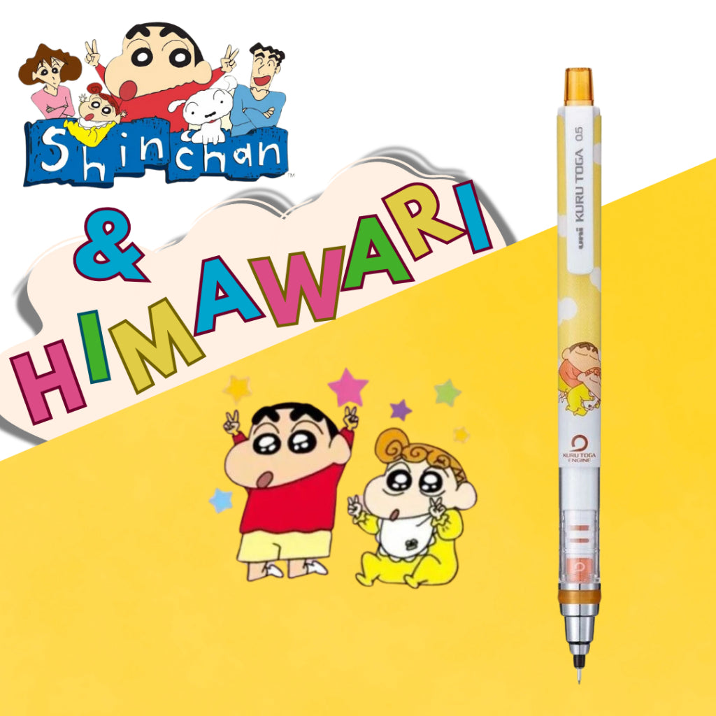[SG] LIMITED EDITION Uni Crayon ShinChan Kurutoga 0.5mm Mechanical Pencil [Evergreen Stationery]
