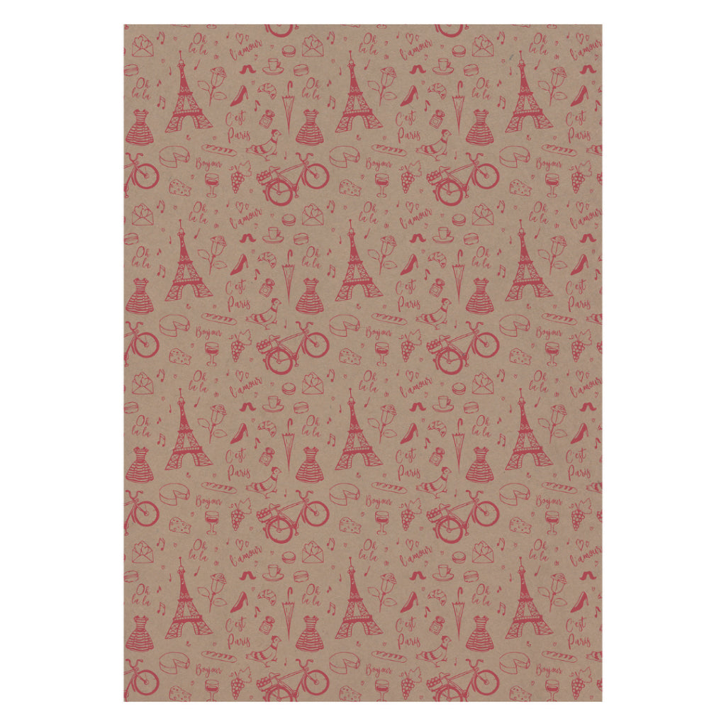 [SG] Apli #18911 Gift Wrapper Kraft Fun 0.7x2m [Evergreen Stationery]