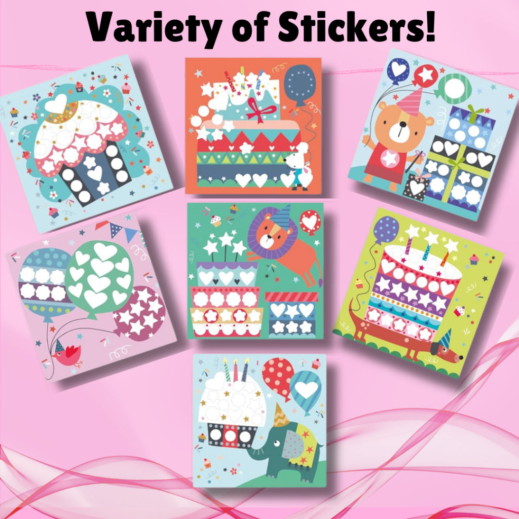 [SG] APLI Fun Kids Tin Box Sticker Game for Kids– Party Edition🎉[Evergreen Stationery]