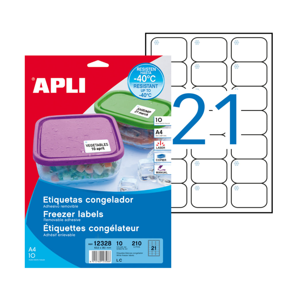 [SG] APLI 210 Pieces Freezer Label [Evergreen Stationery]