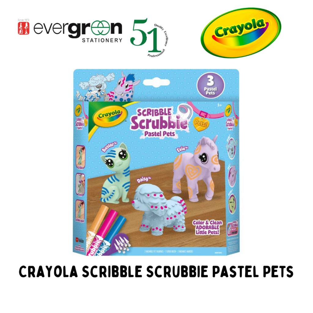 [SG] Crayola Scribble Scrubbies Pastel Pets [Evergreen Stationery]