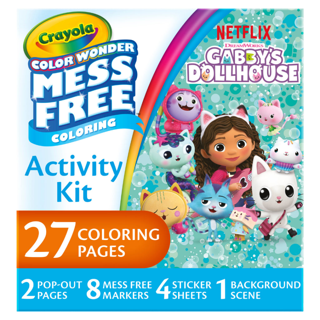 [SG] Crayola 757162 Color Wonder Mess Free Gabby House Activity [Evergreen Stationery]