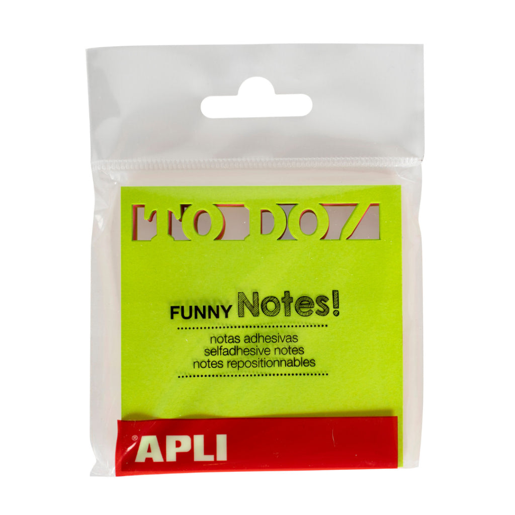 [SG] APLI 18338 75x75mm Funny Sticky Notes (TO DO) [Evergreen Stationery]