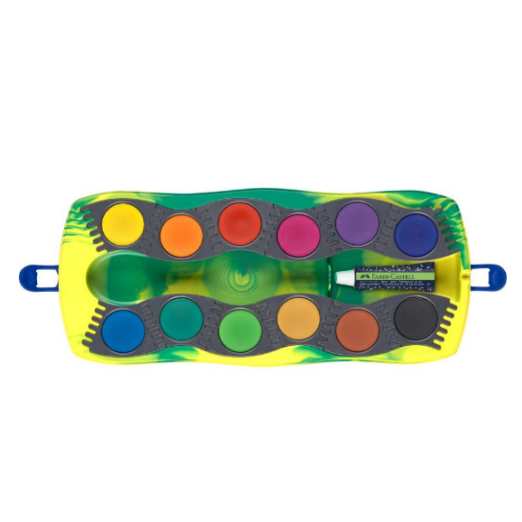 [SG] Faber-Castell Dino Connector Paint Box (12 Colors) [Evergreen Stationery]