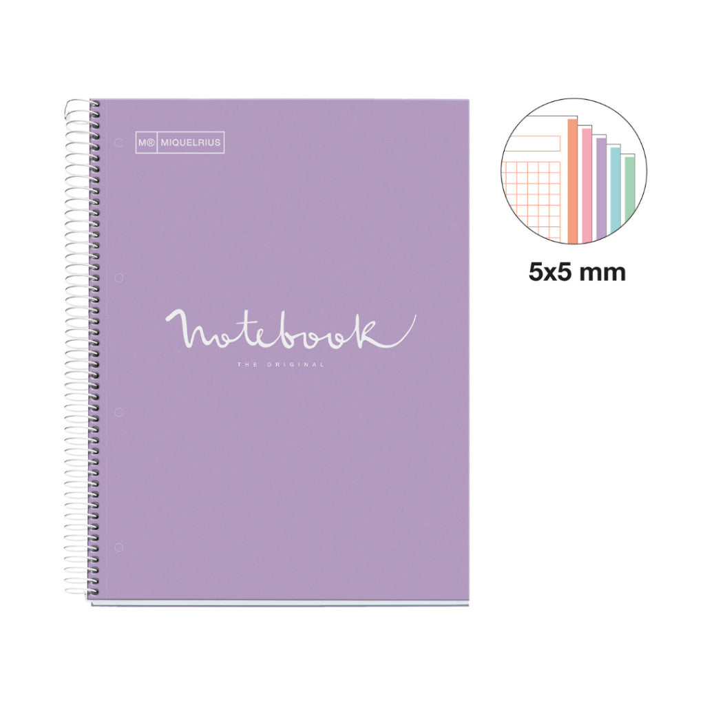 [SG] Apli MR46077 A4 Lavender 120pgs Square Emotions [Evergreen Stationery]