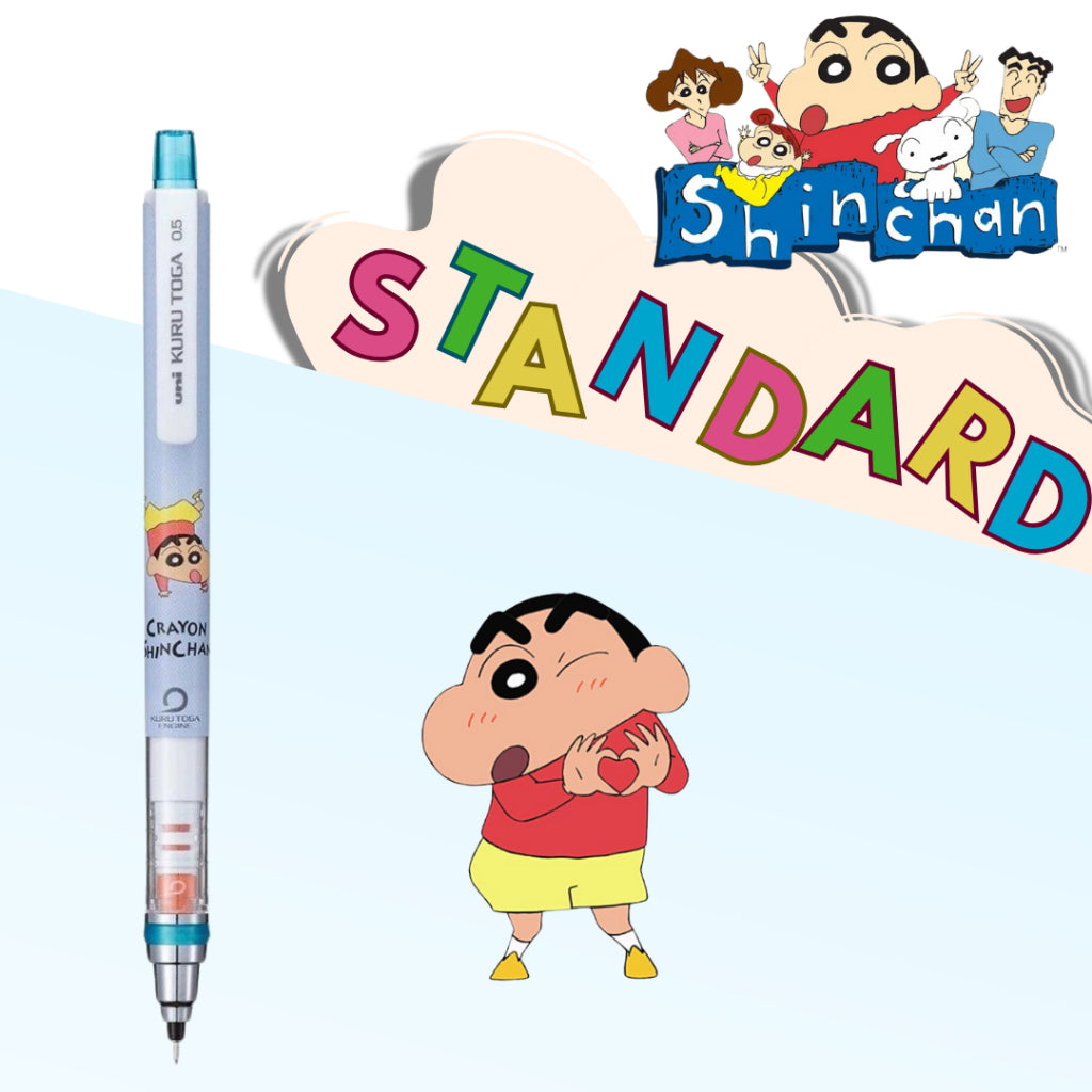 [SG] LIMITED EDITION Uni Crayon ShinChan Kurutoga 0.5mm Mechanical Pencil [Evergreen Stationery]