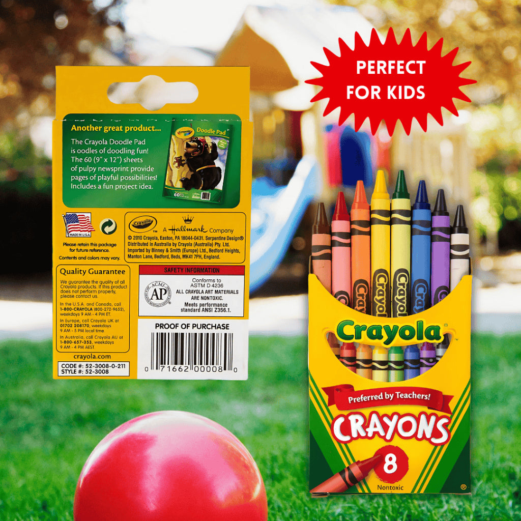 [SG] Crayola  Bundle Crayon Classic 8CT (523008 X 12) [Evergreen Stationery
