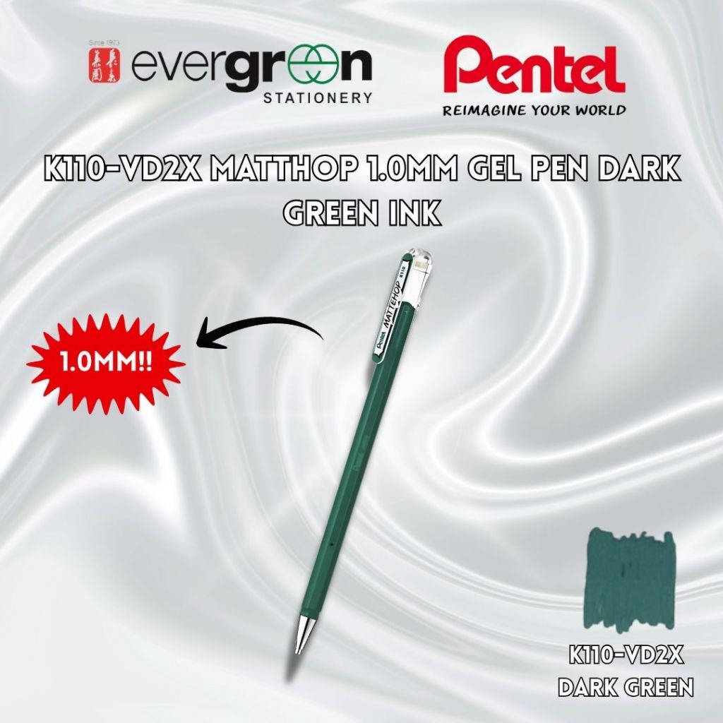 [SG] Pentel K110-V7STC/S MATTHOP Enchantment Set [Evergreen Stationary]