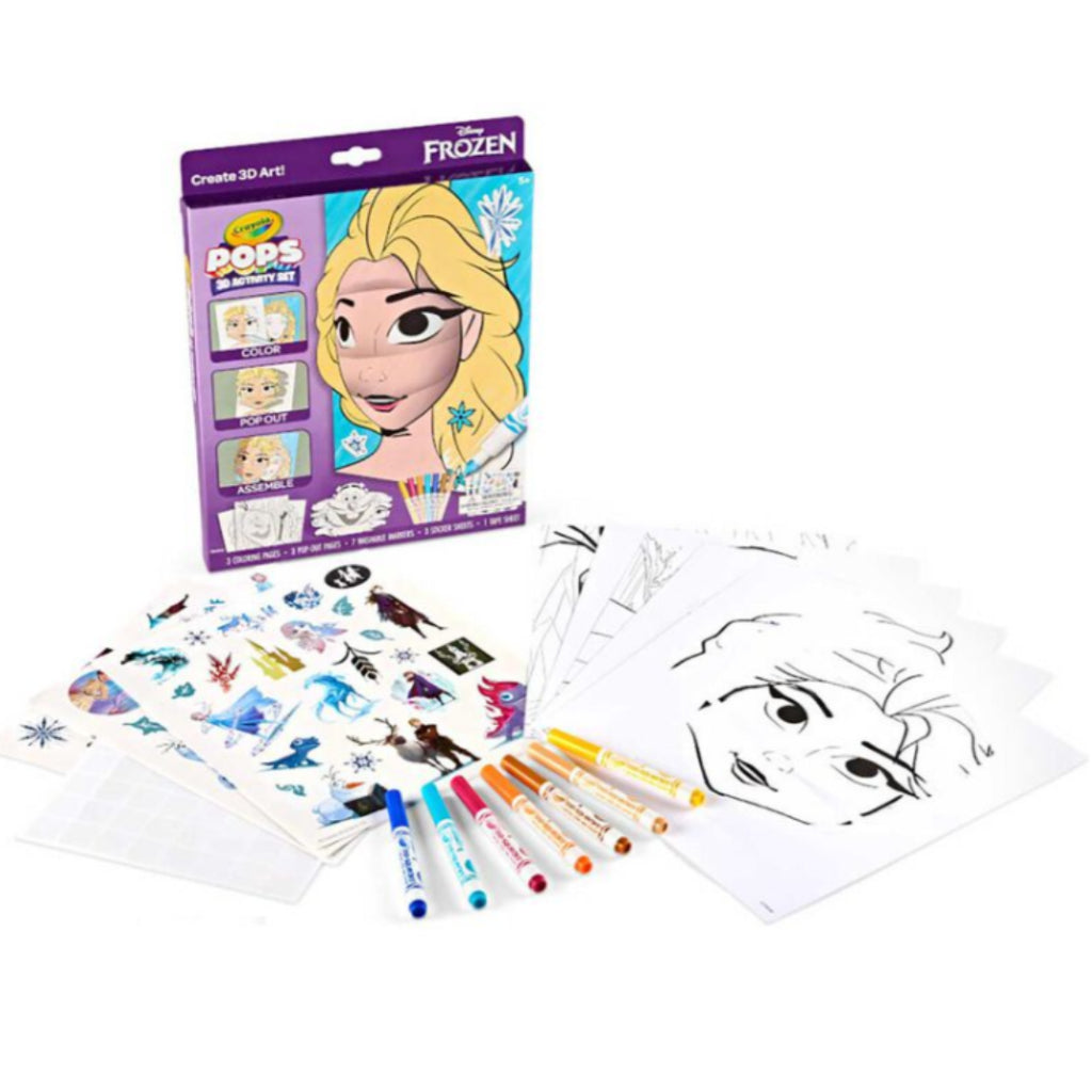 [SG] Crayola Pops Coloring Activity (8 Designs) [Evergreen Stationery]