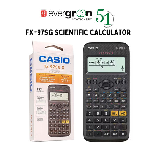 [SG] Casio FX-97SG X Scientific Calculator [Evergreen Stationery]