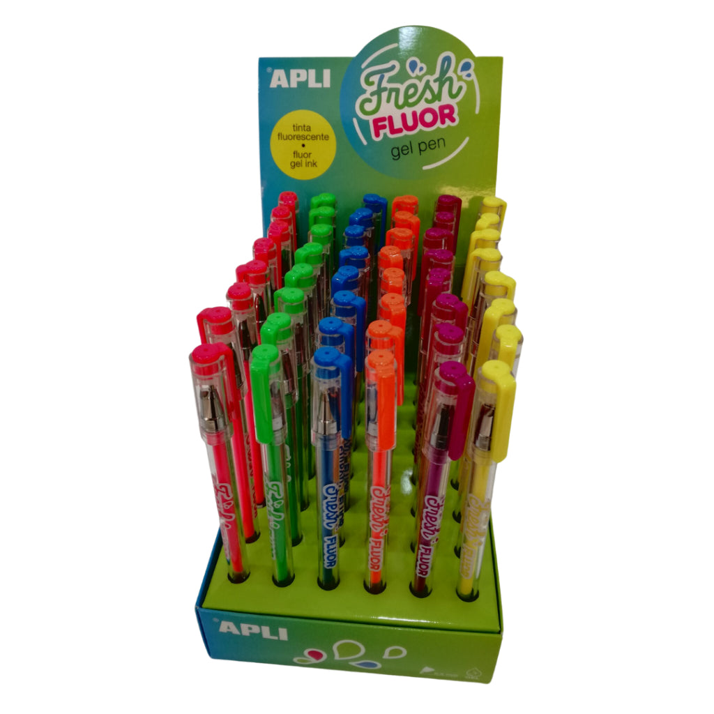 [SG] Apli #15226 Fresh Fluor Gel Pen [Evergreen Stationery]