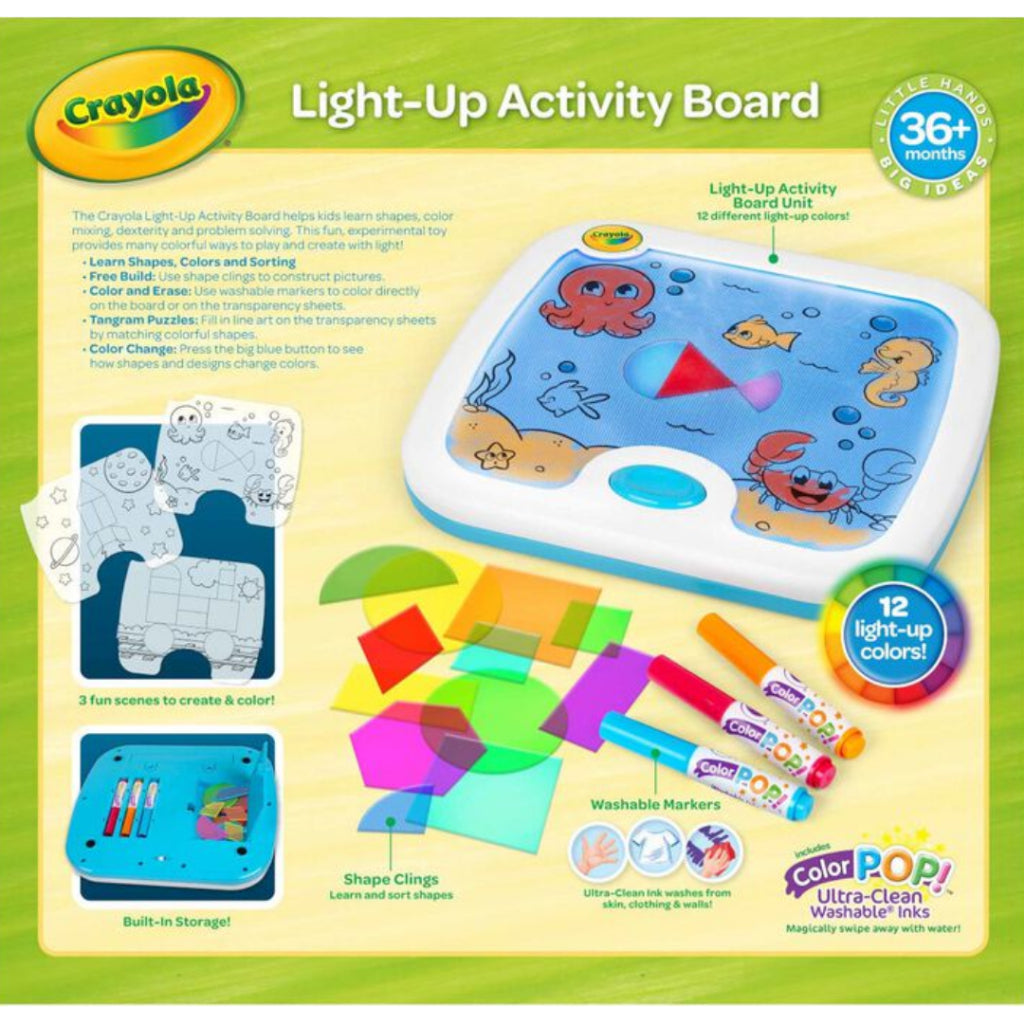 [SG] Crayola Light-Up Activity Board [Evergreen Stationery]